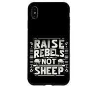 Raise Rebels Not Sheep Motivation indépendante |- Coque pour iPhone XS Max