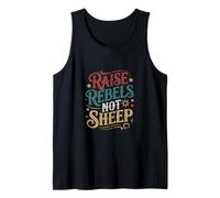 Raise Rebels Not Sheep Motivation indépendante - Débardeur