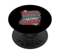 Raise Rebels Not Sheep Motivation indépendante - PopSockets PopGrip Adhésif