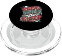 Raise Rebels Not Sheep Motivation indépendante - PopSockets PopGrip pour MagSafe