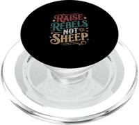 Raise Rebels Not Sheep Motivation indépendante - PopSockets PopGrip pour MagSafe