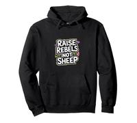 Raise Rebels Not Sheep Motivation indépendante |- Sweat à Capuche