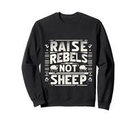 Raise Rebels Not Sheep Motivation indépendante |- Sweatshirt