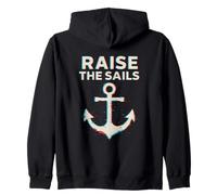 Raise The Sails Anchor Sea Punk Sweat à Capuche