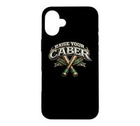 Raise Your Caber Guerrier Écossais Lancement de Bûches Coque pour iPhone 16 Plus