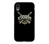 Raise Your Caber Guerrier Écossais Lancement de Bûches Coque pour iPhone XR