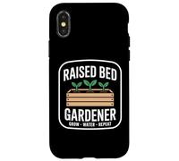 Raised Bed Gardener Grow Water Repeat Potager Surélevé Coque pour iPhone X/XS