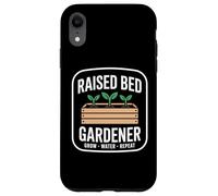 Raised Bed Gardener Grow Water Repeat Potager Surélevé Coque pour iPhone XR