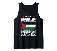 Raised by a Palestinian Father Father's Day Palestine Flag Débardeur
