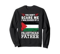 Raised by a Palestinian Father Father's Day Palestine Flag Sweatshirt