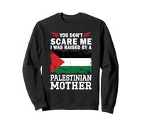 Raised by a Palestinian Mother Mother's Day Palestine Flag Sweatshirt