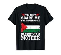Raised by a Palestinian Mother Mother's Day Palestine Flag T-Shirt