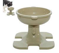 Raised Cat Bowl, Elevated Cat Dish, Adjustable Pet Bowl, Anti-Slip Pet Food Container,Anti-Slip Non-Tip Food Container With Magnetic Sponge Grip for Indoor Cats Dogs Puppies Pet Neck Protection