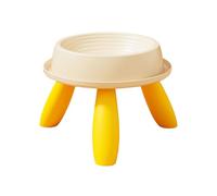 Raised Cat Bowls, Elevated Pet Feeder, Anti-Vomit Design, 5.51in Portable Kitten Dish, Veterinary Recommended, for Daily Use, Multi Pet Homes, Outdoor, Travel Feeding