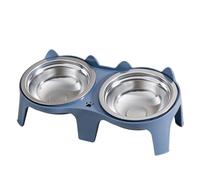 Raised Cat Bowls - Stainless Steel Pet Dish, Detachable Feeding Stand, Wate | Elevated Cat Bowls - Detachable Feeder for Pets with Stable Stand | Stainless Steel Dishes for Food Water Feeding Home Use
