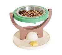 Raised Cat Dish - Pp, 304 Stainless Steel Bowl Height Ceramic Pet Feeder | Floor And Wall Mount Suction Cup Cat Food Bowl Elevated For Daily Home Travel Indoor Fatigue Relief Eating Dog Puppy