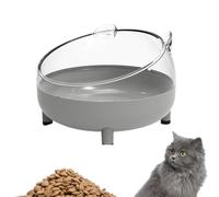 Raised Cat Food Bowls, Anti-Spill Tilted Cat Bowls, Cat Ear Design & 4 Legs, Elevated Wide, Shallow Pet Bowl, for Cats, Kittens, Puppies, Dogs, Pet Supplies, 1 Set, 13, 8.5, 13cm