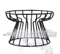 Raised Cat Food Bowls - Ceramic + Iron | Whisker-Friendly Anti-Vomit Cat Plate, Shallow Food and Water Dish with Metal Stand | Raised Cats Bowl for Comfortable Eating