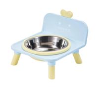 Raised Dog Bowl - Elevated Pet Food Dish with Stand, Large Capacity Feeding Bowl with Stable Anti Slip Design, Ergonomic Pet Eating Station for Dogs Cats 7.48x7.28x5.91 in