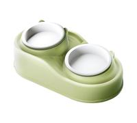 Raised Dog Bowls | Tilted Puppy Bowls | Ceramic Double Food Bowl | Pet Food Bowls | Elevated Pet Meal Bowl | Durable, Safe and Long-Lasting for Multi-Pet Households with a Variety of Sizes