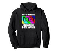 Raised in The 80s Cassette Tape Funny Retro Sweat à Capuche