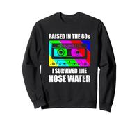 Raised in The 80s Cassette Tape Funny Retro Sweatshirt