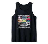 Raised in The 80s. I Survived Hose Water. Funny Women Men Débardeur