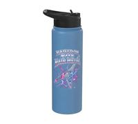 Raised On 80's Hair Metal Music Stainless Steel Insulated Water Bottle