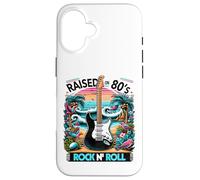 Raised on 80's Rock N Roll - Rock Band - Bandeau pour Cheveux Coque pour iPhone 16