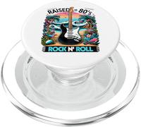 Raised on 80's Rock N Roll - Rock Band - Bandeau pour Cheveux PopSockets PopGrip pour MagSafe