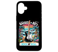 Raised on 80's Rock Roll - Rock Band - Bandeau pour Cheveux Coque pour iPhone 16 Plus