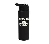 Raised on 90's Grunge Music Stainless Steel Insulated Water Bottle