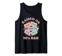 Raised on 90s R&B Cassette rétro rétro Old School RNB Débardeur
