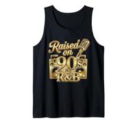 Raised on 90s R&B Cassette rétro rétro Old School RNB Débardeur