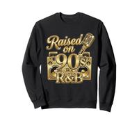 Raised on 90s R&B Cassette rétro rétro Old School RNB Sweatshirt