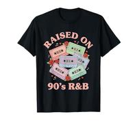 Raised on 90s R&B Cassette rétro rétro Old School RNB T-Shirt