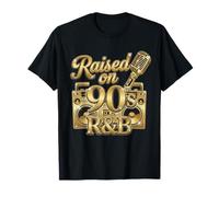 Raised on 90s R&B Cassette rétro rétro Old School RNB T-Shirt
