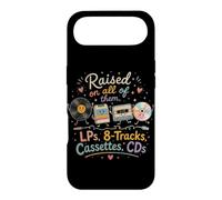 Raised on All of Them Cassette CD Vintage rétro Amateur de Musique Coque pour iPhone Air