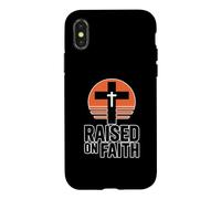 Raised on Faith Coque pour iPhone X/XS