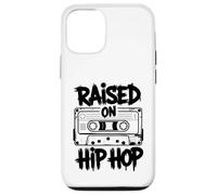 Raised on Hip Hop des années 90, Amateur de Musique sur Cassette rétro Coque pour iPhone 12/12 Pro