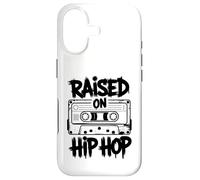 Raised on Hip Hop des années 90, Amateur de Musique sur Cassette rétro Coque pour iPhone 17