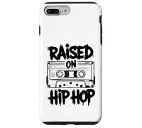 Raised on Hip Hop des années 90, Amateur de Musique sur Cassette rétro Coque pour iPhone 7 Plus/8 Plus