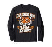 Raised on Wild Energy Motif Tigre Esprit Sauvage Manche Longue