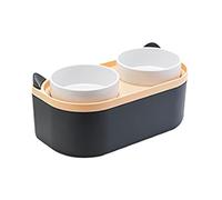 Raised Puppy Bowls - Feeder Dish Dog Accessories ¦ Pet Feeding Station for Puppies Dogs and Kittens, Cat Bowl with Storage, Pet Supplies, Cat Feeder for Indoor Outdoor Feeding Kitten Bowls