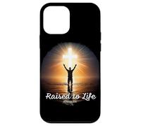 Raised to Life - Christian Faith Church Baptism Romans 6:4 Coque pour iPhone 12 Mini