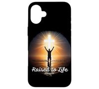 Raised to Life - Christian Faith Church Baptism Romans 6:4 Coque pour iPhone 16 Plus