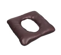 Raised Toilet Seat, Non-Slip Cushion, 16.54x16.54x3.15 Inches Waterproof Riser with Support, Comfortable Pad with Finish, Bathroom Aid Utility, Home Accessories for Elderly Pregnant Woman Men Hotels