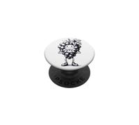 Raisin avec cœur Graphique Symbole cœur Dessin au Crayon PopSockets PopGrip Adhésif