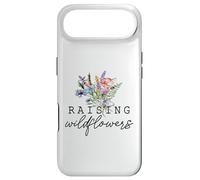 Raising A Wildflower Citations inspirantes Maman Fête des Mères Coque pour iPhone Air