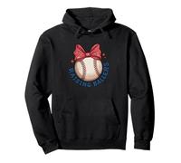 Raising Ballers Baseball Maman Dad Support Sweat à Capuche